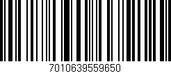Código de barras (EAN, GTIN, SKU, ISBN): '7010639559650'
