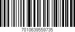 Código de barras (EAN, GTIN, SKU, ISBN): '7010639559735'