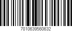 Código de barras (EAN, GTIN, SKU, ISBN): '7010639560632'