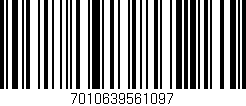 Código de barras (EAN, GTIN, SKU, ISBN): '7010639561097'