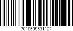 Código de barras (EAN, GTIN, SKU, ISBN): '7010639561127'