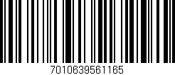 Código de barras (EAN, GTIN, SKU, ISBN): '7010639561165'