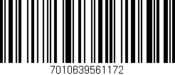 Código de barras (EAN, GTIN, SKU, ISBN): '7010639561172'
