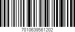Código de barras (EAN, GTIN, SKU, ISBN): '7010639561202'