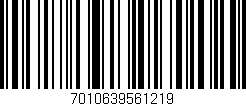 Código de barras (EAN, GTIN, SKU, ISBN): '7010639561219'