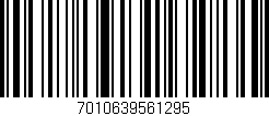 Código de barras (EAN, GTIN, SKU, ISBN): '7010639561295'