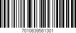 Código de barras (EAN, GTIN, SKU, ISBN): '7010639561301'