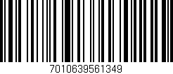 Código de barras (EAN, GTIN, SKU, ISBN): '7010639561349'