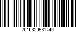 Código de barras (EAN, GTIN, SKU, ISBN): '7010639561448'
