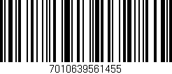 Código de barras (EAN, GTIN, SKU, ISBN): '7010639561455'
