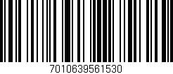 Código de barras (EAN, GTIN, SKU, ISBN): '7010639561530'
