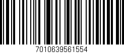 Código de barras (EAN, GTIN, SKU, ISBN): '7010639561554'
