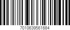 Código de barras (EAN, GTIN, SKU, ISBN): '7010639561684'