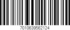 Código de barras (EAN, GTIN, SKU, ISBN): '7010639562124'