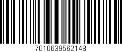 Código de barras (EAN, GTIN, SKU, ISBN): '7010639562148'