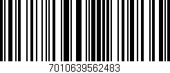 Código de barras (EAN, GTIN, SKU, ISBN): '7010639562483'