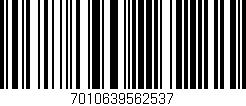 Código de barras (EAN, GTIN, SKU, ISBN): '7010639562537'