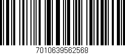 Código de barras (EAN, GTIN, SKU, ISBN): '7010639562568'