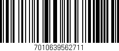 Código de barras (EAN, GTIN, SKU, ISBN): '7010639562711'