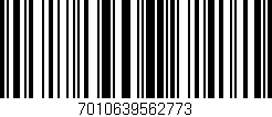 Código de barras (EAN, GTIN, SKU, ISBN): '7010639562773'