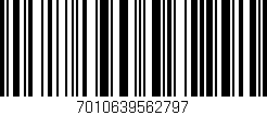 Código de barras (EAN, GTIN, SKU, ISBN): '7010639562797'