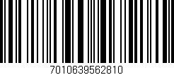 Código de barras (EAN, GTIN, SKU, ISBN): '7010639562810'
