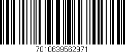 Código de barras (EAN, GTIN, SKU, ISBN): '7010639562971'