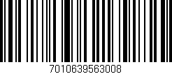 Código de barras (EAN, GTIN, SKU, ISBN): '7010639563008'