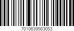 Código de barras (EAN, GTIN, SKU, ISBN): '7010639563053'