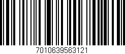 Código de barras (EAN, GTIN, SKU, ISBN): '7010639563121'