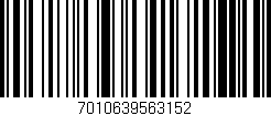 Código de barras (EAN, GTIN, SKU, ISBN): '7010639563152'