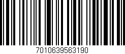 Código de barras (EAN, GTIN, SKU, ISBN): '7010639563190'