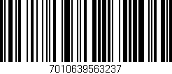 Código de barras (EAN, GTIN, SKU, ISBN): '7010639563237'
