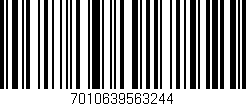 Código de barras (EAN, GTIN, SKU, ISBN): '7010639563244'