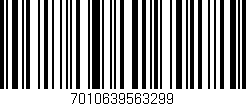 Código de barras (EAN, GTIN, SKU, ISBN): '7010639563299'