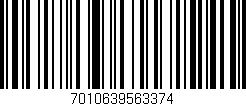 Código de barras (EAN, GTIN, SKU, ISBN): '7010639563374'