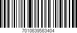 Código de barras (EAN, GTIN, SKU, ISBN): '7010639563404'