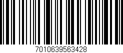 Código de barras (EAN, GTIN, SKU, ISBN): '7010639563428'