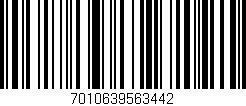 Código de barras (EAN, GTIN, SKU, ISBN): '7010639563442'