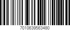 Código de barras (EAN, GTIN, SKU, ISBN): '7010639563480'