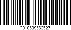 Código de barras (EAN, GTIN, SKU, ISBN): '7010639563527'