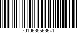 Código de barras (EAN, GTIN, SKU, ISBN): '7010639563541'