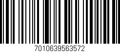Código de barras (EAN, GTIN, SKU, ISBN): '7010639563572'