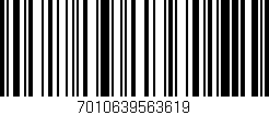 Código de barras (EAN, GTIN, SKU, ISBN): '7010639563619'