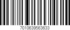 Código de barras (EAN, GTIN, SKU, ISBN): '7010639563633'