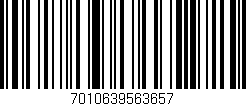 Código de barras (EAN, GTIN, SKU, ISBN): '7010639563657'