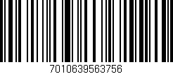 Código de barras (EAN, GTIN, SKU, ISBN): '7010639563756'