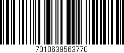 Código de barras (EAN, GTIN, SKU, ISBN): '7010639563770'