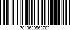 Código de barras (EAN, GTIN, SKU, ISBN): '7010639563787'