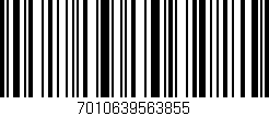 Código de barras (EAN, GTIN, SKU, ISBN): '7010639563855'